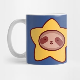 Star Sloth Face Mug